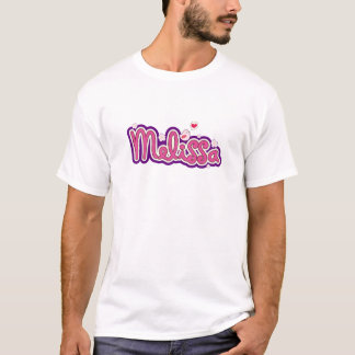 Camiseta Nombre de Melissa personalizado