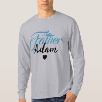 Camiseta Nombre de Padre Personalizado Moderno - Especial P