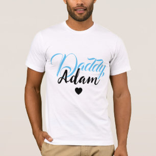Camiseta Nombre de Papá Personalizado Moderno - Especial Pe