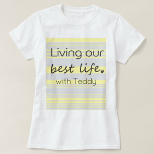 Camiseta Nombre de Perro Personalizado   Mamá de Perro con 