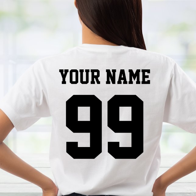 Camiseta Nombre de personalizado y número Deportes personal (Subido por el creador)