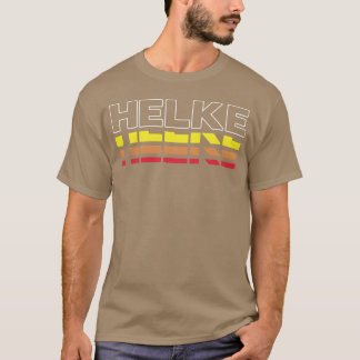 Camiseta Nombre de pila Helke divertido atardecer vintage f