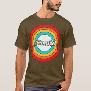 Camiseta Nombre de Pimentel Shirt Vintage Pimentel Circle
