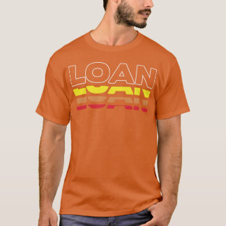 Camiseta Nombre de préstamo divertido vintage puesta de sol