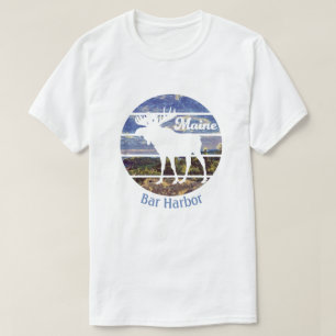 Camiseta Nombre de pueblo principal de Moose Personalizado