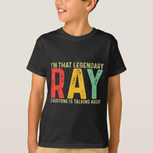 Camiseta Nombre de Ray Nombre de pila Dicho divertido de Ra