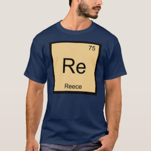 Camiseta Nombre de Reece Elemento Químico Tabla Periódica
