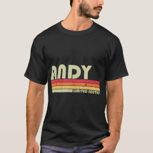 Camiseta Nombre de regalo ANDY Personalizado Funny Retro Vi