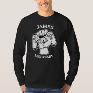 Camiseta Nombre de regalo Personalizado Funny Gaming Geek C
