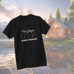 Camiseta Nombre de Reunión Familiar Año