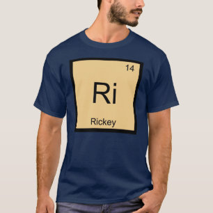 Camiseta Nombre de Rickey Elemento Químico Tabla Periódica