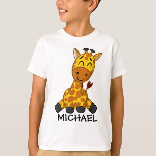 Camiseta Nombre de Safari del Zoológico Personalizado de l