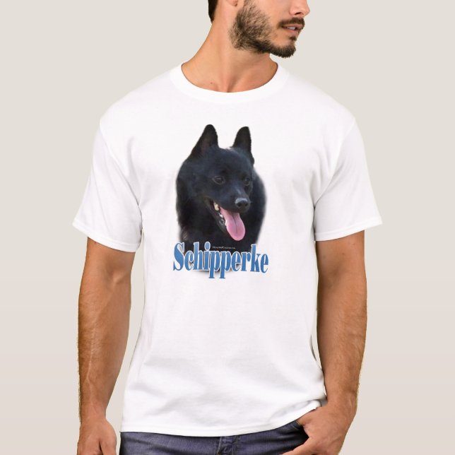 Camiseta Nombre de Schipperke (Anverso)