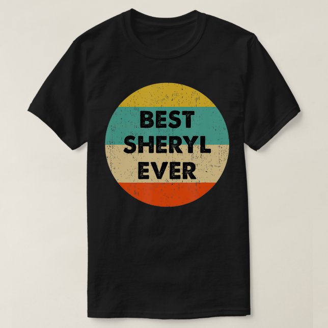 Camiseta Nombre de Sheryl (Diseño del anverso)