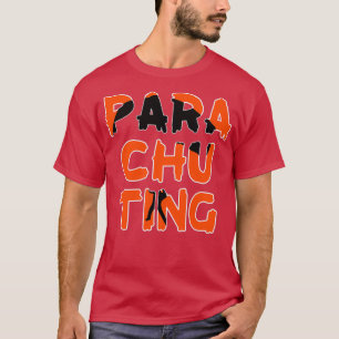 Camiseta Nombre de sombra de paracaidismo