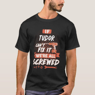 Camiseta Nombre de TUDOR, escudo de nombre de familia TUDOR