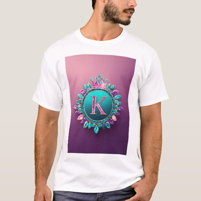 Camiseta Nombre del alfabeto K (Anverso)