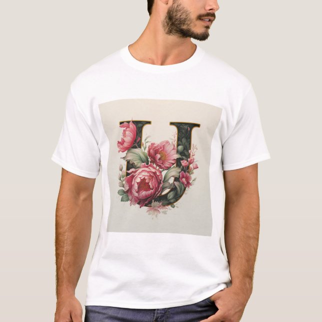 Camiseta Nombre del alfabeto U (Anverso)