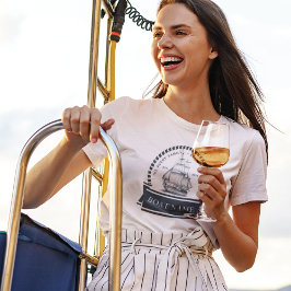 Camiseta Nombre del barco personalizado de verano náutico