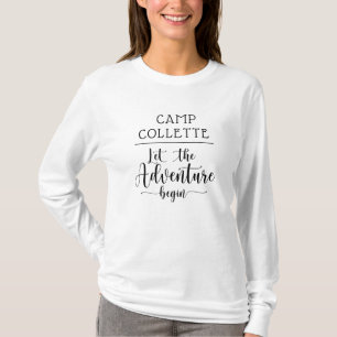 Camiseta Nombre del campamento Camping Glamping