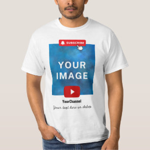 Camiseta Nombre del canal de Youtube del personalizado