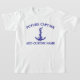 Camiseta Nombre del capitán Vintage Nautical Anchor Rope Fu (Laydown)