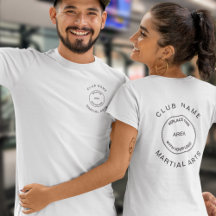 Nombre del Club de Artes Marciales Delantero y Atr