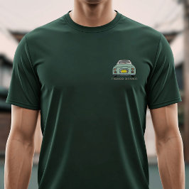 Camiseta Nombre del controlador de Figaro verde esmeralda