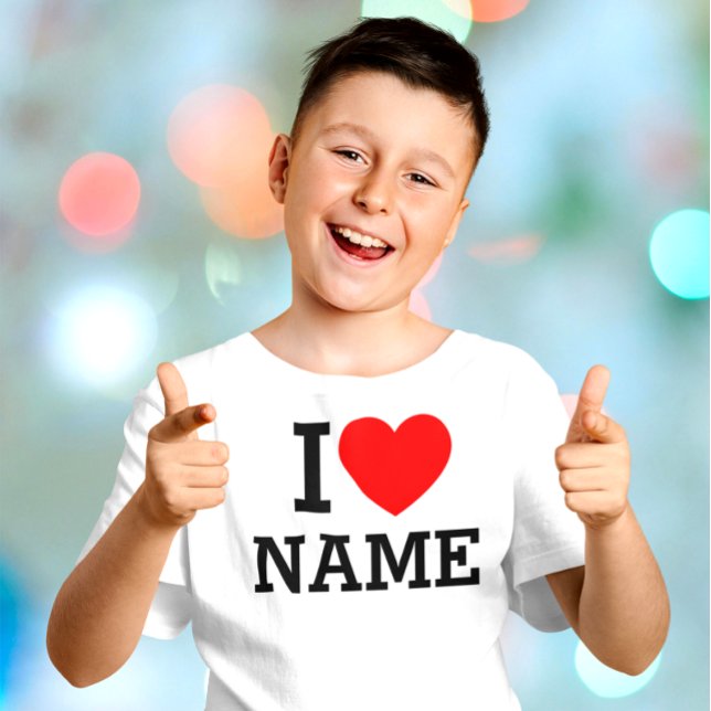 Camiseta Nombre del corazón (Subido por el creador)