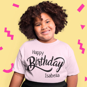 Camiseta Nombre del cumpleaños del personalizado