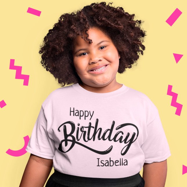 Camiseta Nombre del cumpleaños del personalizado (Subido por el creador)