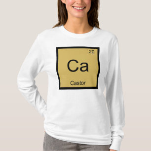 Camiseta Nombre del elemento químico de la tabla periódica