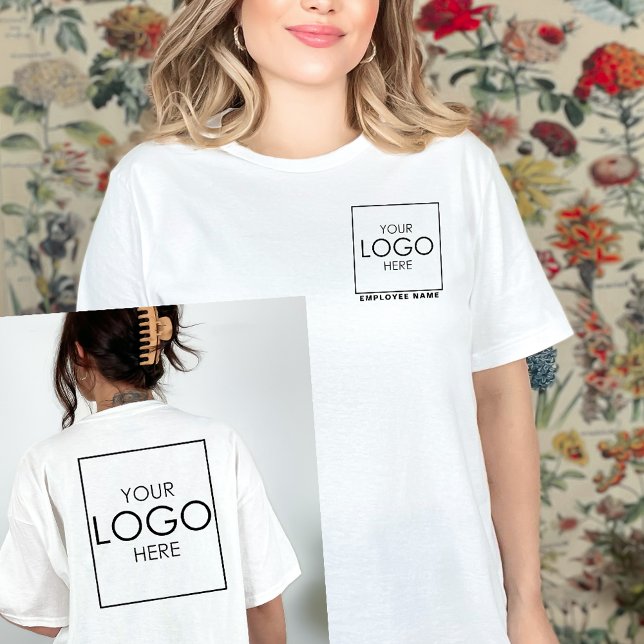 Camiseta Nombre del empleado Bolsillo de su empresa de pres (Subido por el creador)