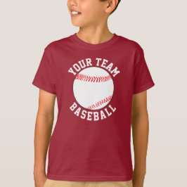 Camiseta Nombre del equipo de béisbol, jugador y número de