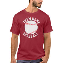Nombre del equipo de béisbol personalizado, número