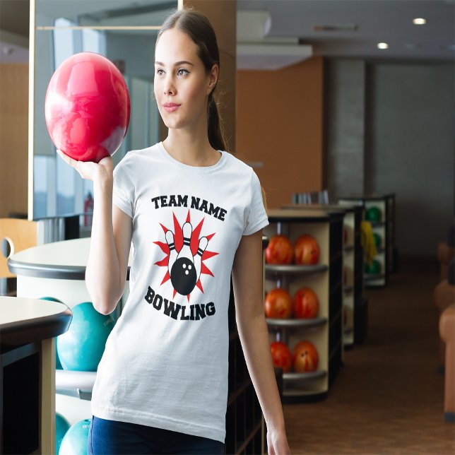 Camiseta Nombre del equipo de bowling del personalizado (Subido por el creador)