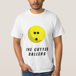 Camiseta Nombre del equipo de bowling del personalizado | B