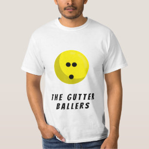 Camiseta Nombre del equipo de bowling del personalizado   B