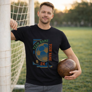 Camiseta Nombre del equipo de fútbol Número de jugador Pelo