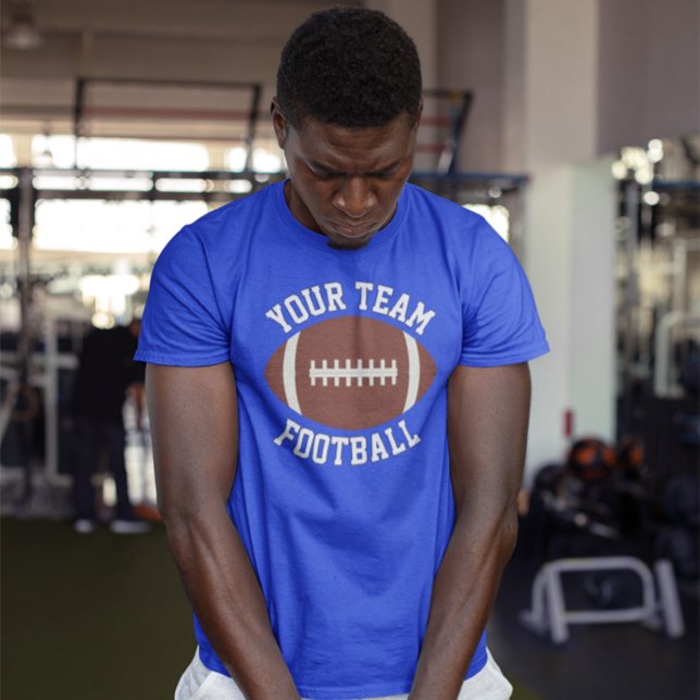 Camiseta Nombre del equipo de fútbol personalizado + nombre (Custom football team t-shirts.)
