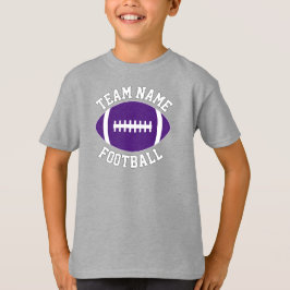 Camiseta Nombre del equipo de fútbol púrpura, jugador y dep