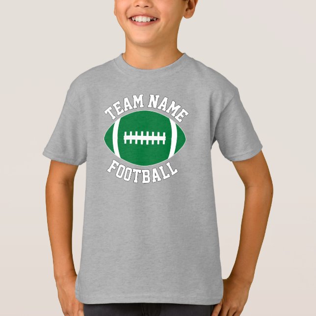 Camiseta Nombre del equipo de fútbol verde, jugador y depor (Anverso)
