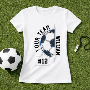 Camiseta Nombre del equipo de fútbol y número de jugador