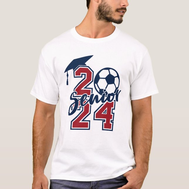Camiseta Nombre del equipo de graduados 2024 en la parte tr (Anverso)