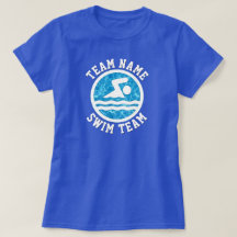 Nombre del equipo de natación del Personalizado fe