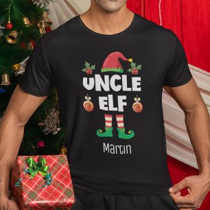 Camiseta Nombre del equipo de navidades de la familia tío e