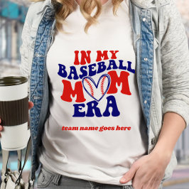 CAMISETA NOMBRE DEL EQUIPO DE RETRO DE BÉISBOL MOM ERA VINT