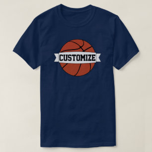Camiseta Nombre del equipo del jugador masculino de balonce