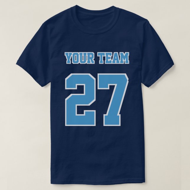 Camiseta Nombre del equipo deportivo Número de brotes verde (Diseño del anverso)