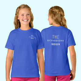 Camiseta Nombre del equipo Familia Deportes Fiesta Gameswea